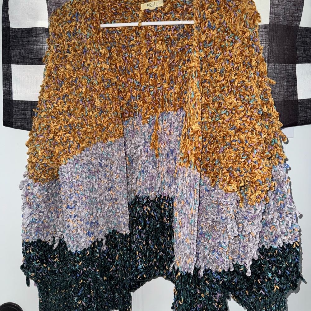 Multicolor Knit Cardigan